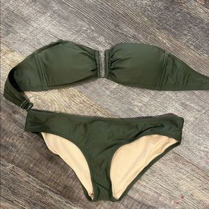 J Crew Bandeau Bikini Small Medium